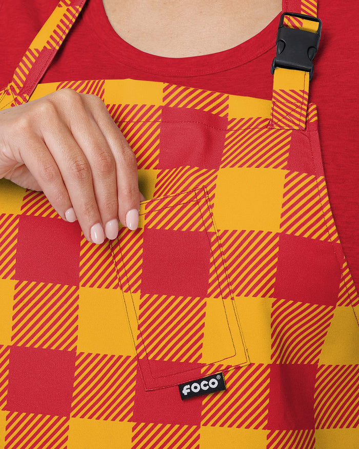 Kansas City Chiefs Plaid Apron FOCO - FOCO.com