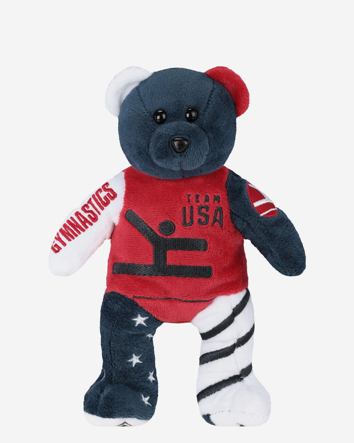 Team USA Gymnastics Team Beans Embroidered Bear FOCO - FOCO.com