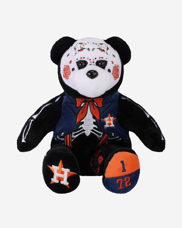 Houston Astros Calavera Team Beans Embroidered Bear FOCO - FOCO.com