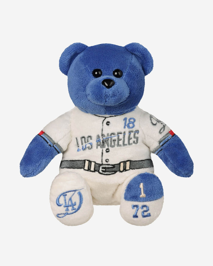 Yoshinobu Yamamoto Los Angeles Dodgers 2024 City Connect Team Beans Embroidered Player Bear FOCO - FOCO.com