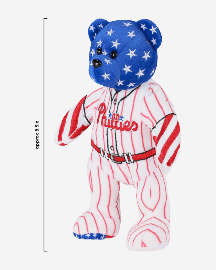 Bryce Harper Philadelphia Phillies Independence Day Team Beans Embroidered Player Bear FOCO - FOCO.com