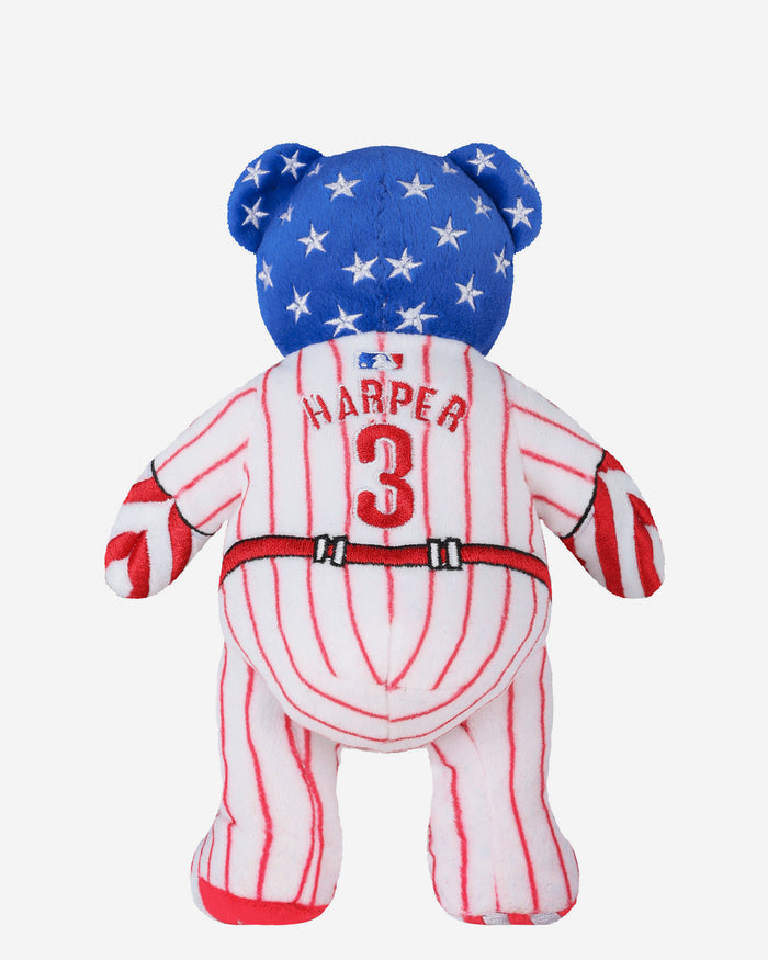 Bryce Harper Philadelphia Phillies Independence Day Team Beans Embroidered Player Bear FOCO - FOCO.com