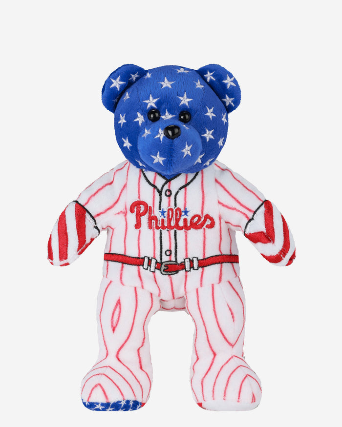 Kyle Schwarber Philadelphia Phillies Independance Day Team Beans Embroided Player Bear FOCO - FOCO.com