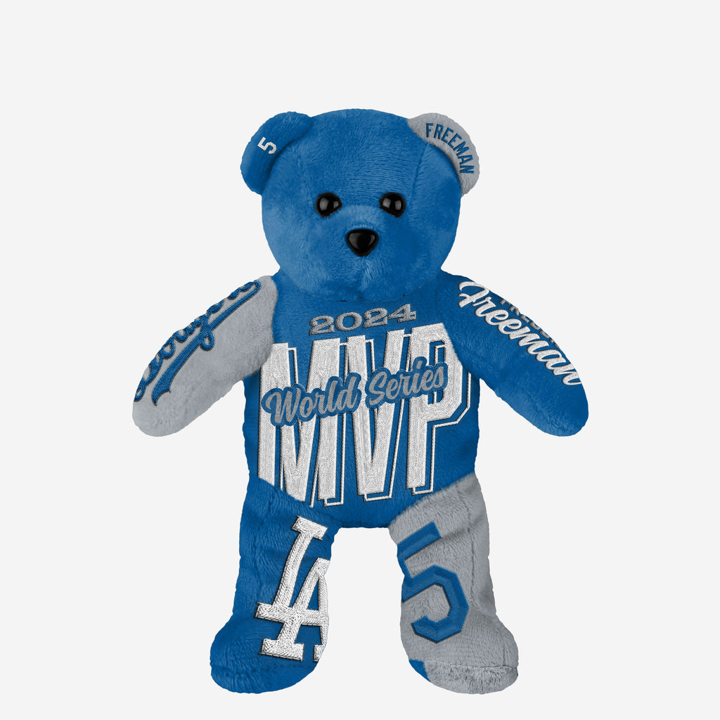 Los Angeles Dodgers 2024 World Series Champions MVP Embroidered Bear FOCO - FOCO.com