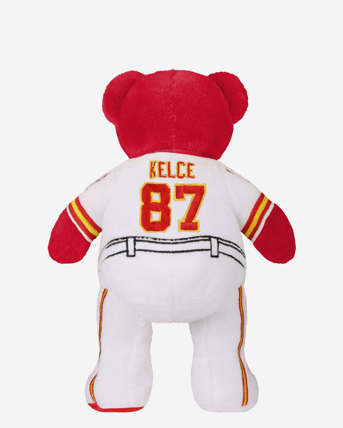 Travis Kelce Kansas City Chiefs Away Uniform Team Beans Embroidered Player Bear FOCO - FOCO.com