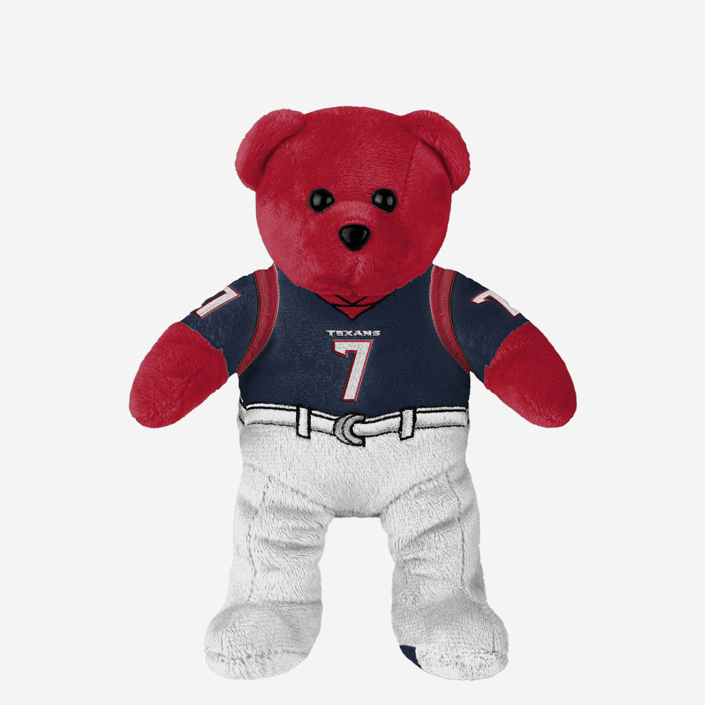 CJ Stroud Houston Texans Team Beans Embroidered Player Bear FOCO - FOCO.com