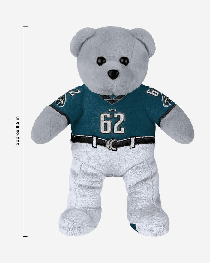 Jason Kelce Philadelphia Eagles Team Beans Embroidered Player Bear FOCO - FOCO.com