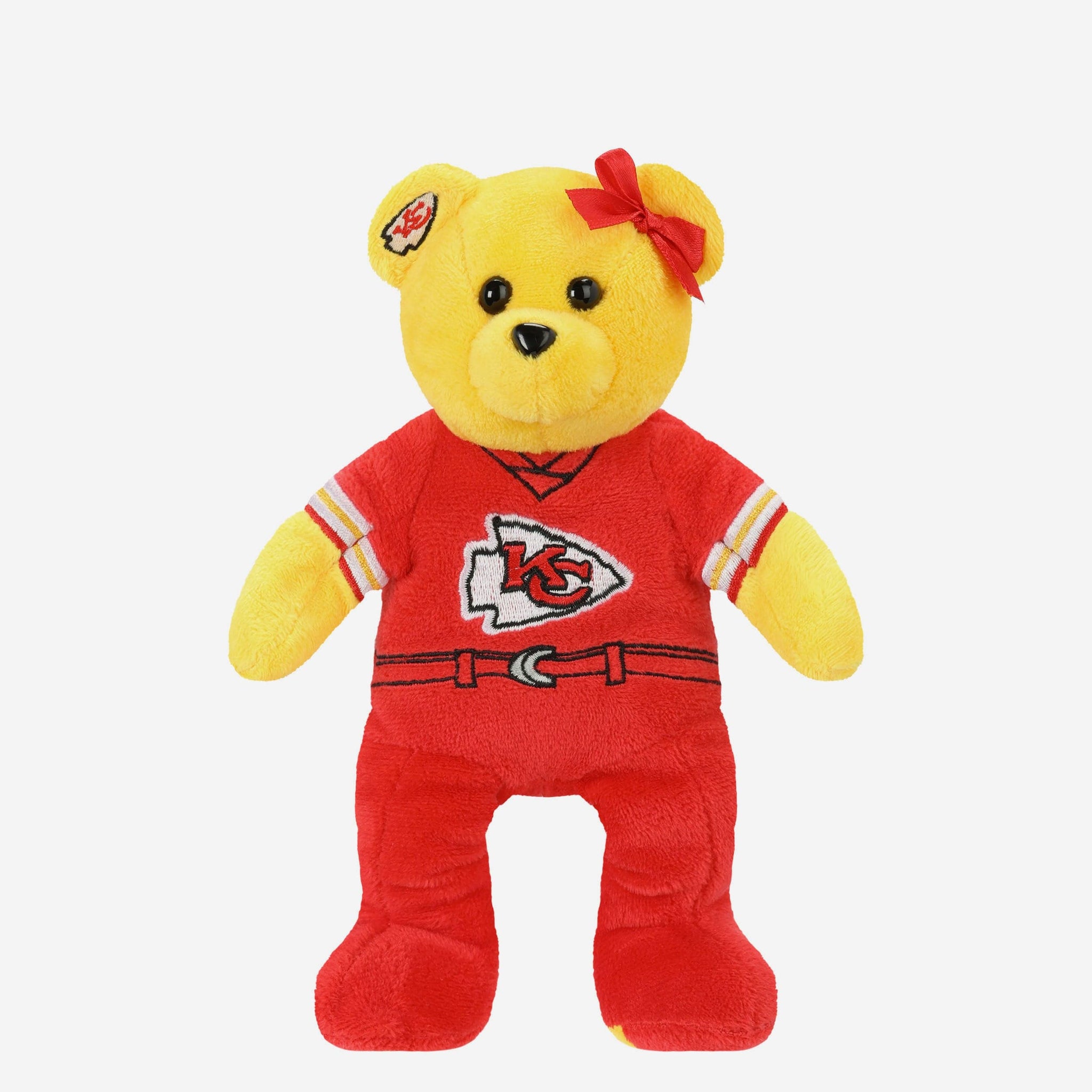 Kansas City Chiefs Mother's Day Team Beans Embroidered Bear FOCO