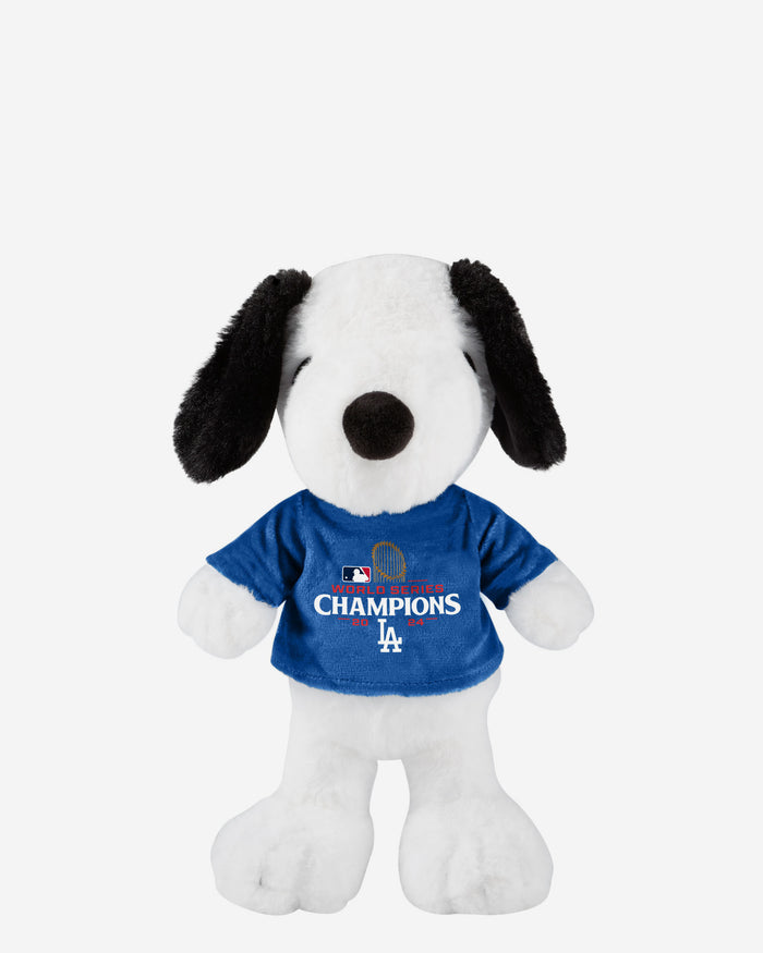 Los Angeles Dodgers 2024 World Series Champions Snoopy Peanuts Team Jersey Plush FOCO - FOCO.com