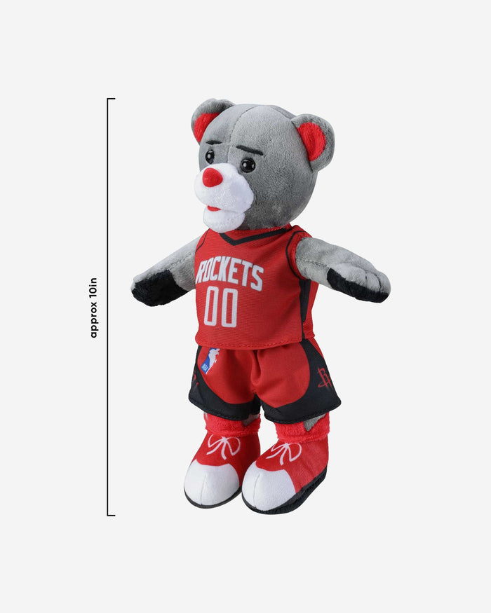 Clutch the Rocket Bear Houston Rockets Small Plush Mascot FOCO - FOCO.com