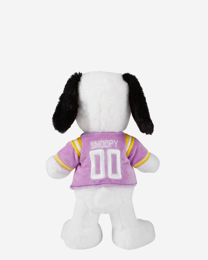 LSU Tigers Snoopy Peanuts Team Jersey Plush FOCO - FOCO.com