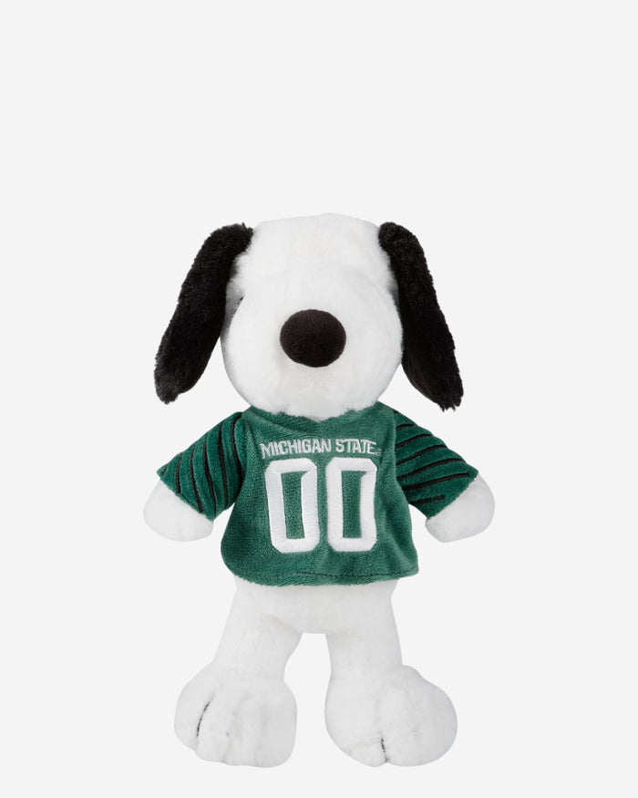 Michigan State Spartans Snoopy Peanuts Team Jersey Plush FOCO - FOCO.com