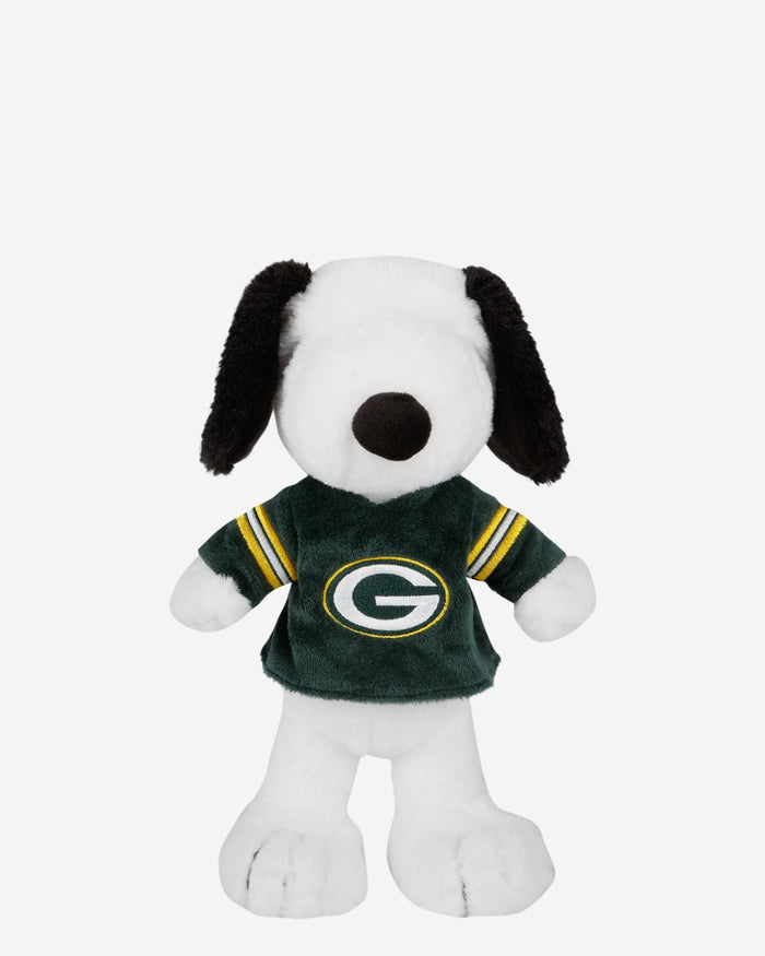 Green Bay Packers Snoopy Peanuts Team Jersey Plush FOCO - FOCO.com