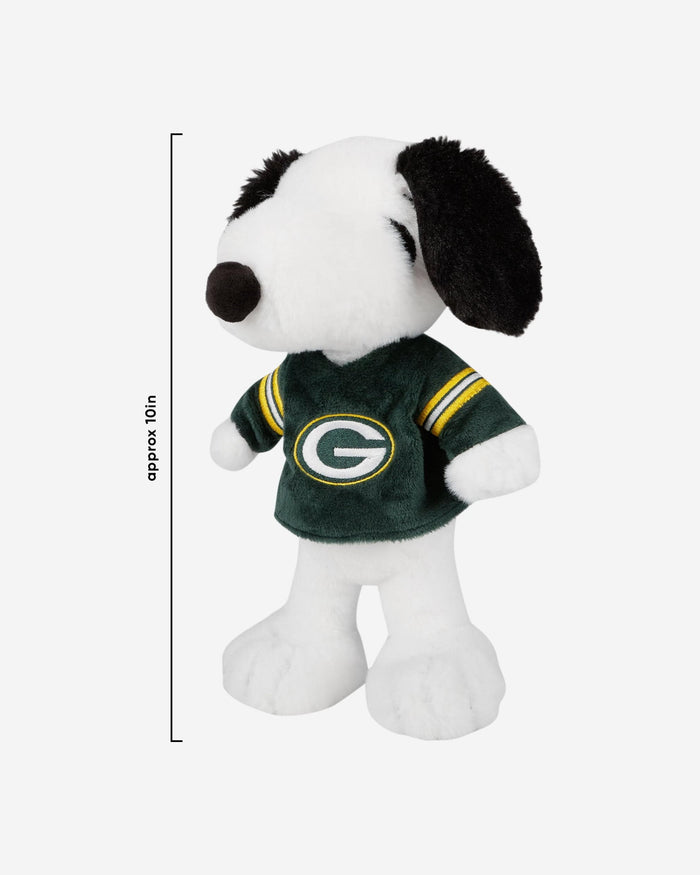 Green Bay Packers Snoopy Peanuts Team Jersey Plush FOCO - FOCO.com