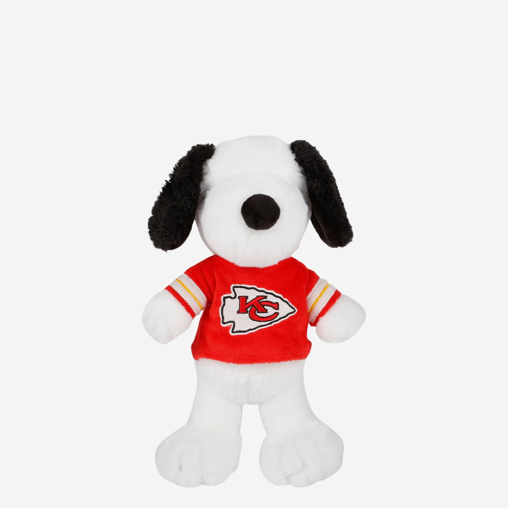 Kansas City Chiefs Snoopy Peanuts Team Jersey Plush FOCO - FOCO.com