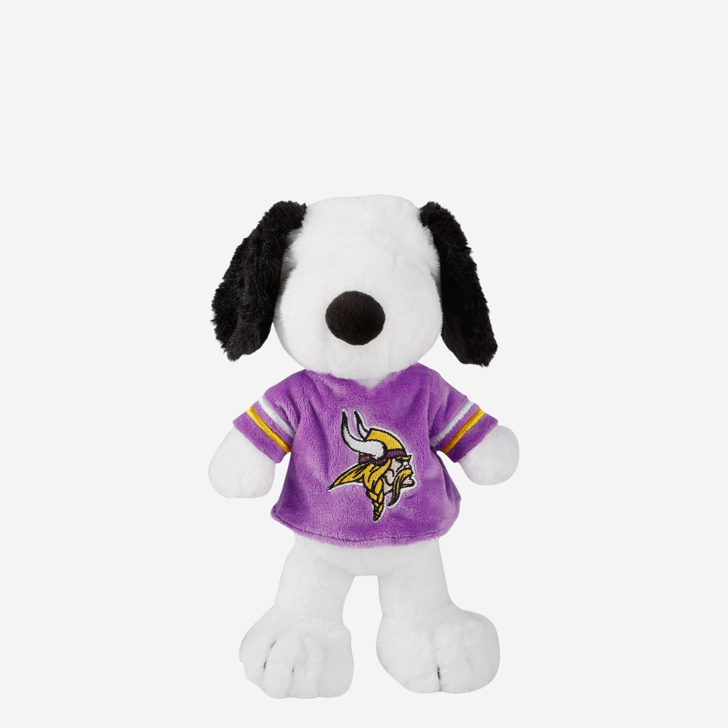 Minnesota Vikings Snoopy Peanuts Team Jersey Plush FOCO - FOCO.com