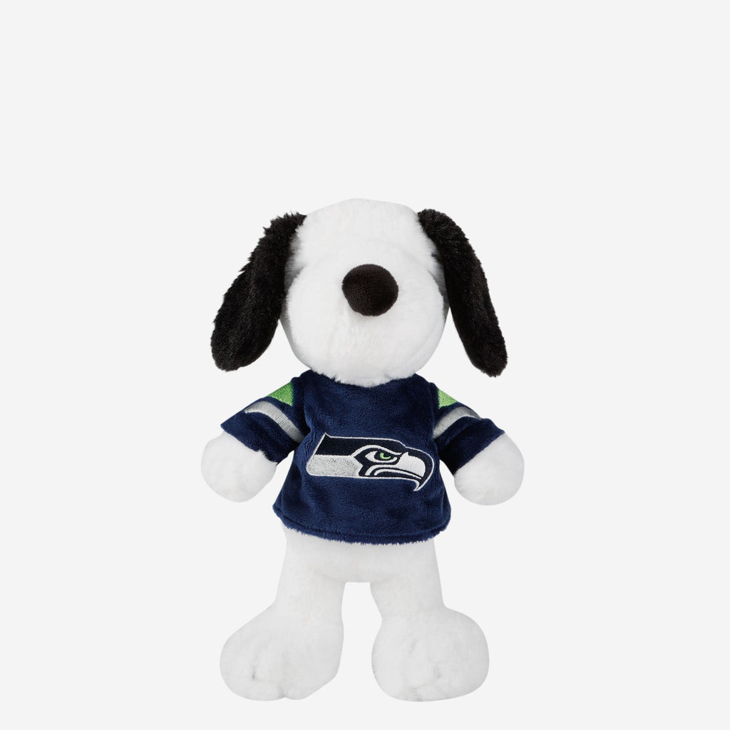 Seattle Seahawks Snoopy Peanuts Team Jersey Plush FOCO - FOCO.com