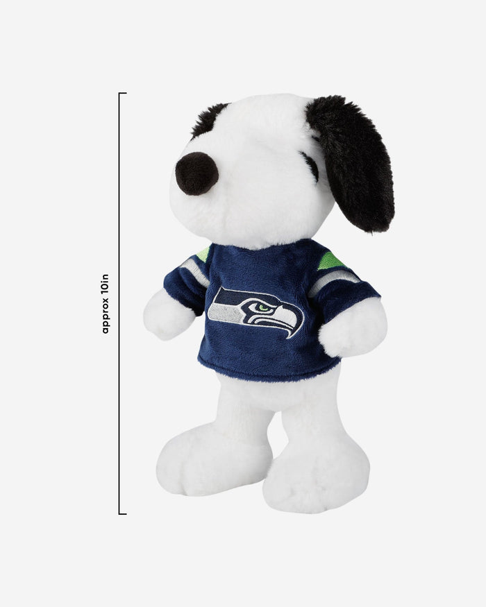 Seattle Seahawks Snoopy Peanuts Team Jersey Plush FOCO - FOCO.com