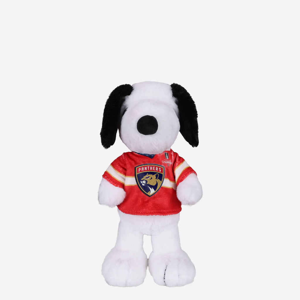 Florida Panthers 2024 Stanley Cup Champions Snoopy Peanuts Jersey Plush FOCO - FOCO.com