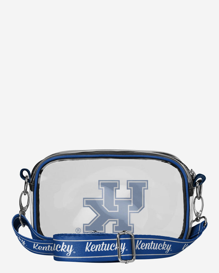 Kentucky Wildcats Team Stripe Clear Crossbody Bag FOCO - FOCO.com