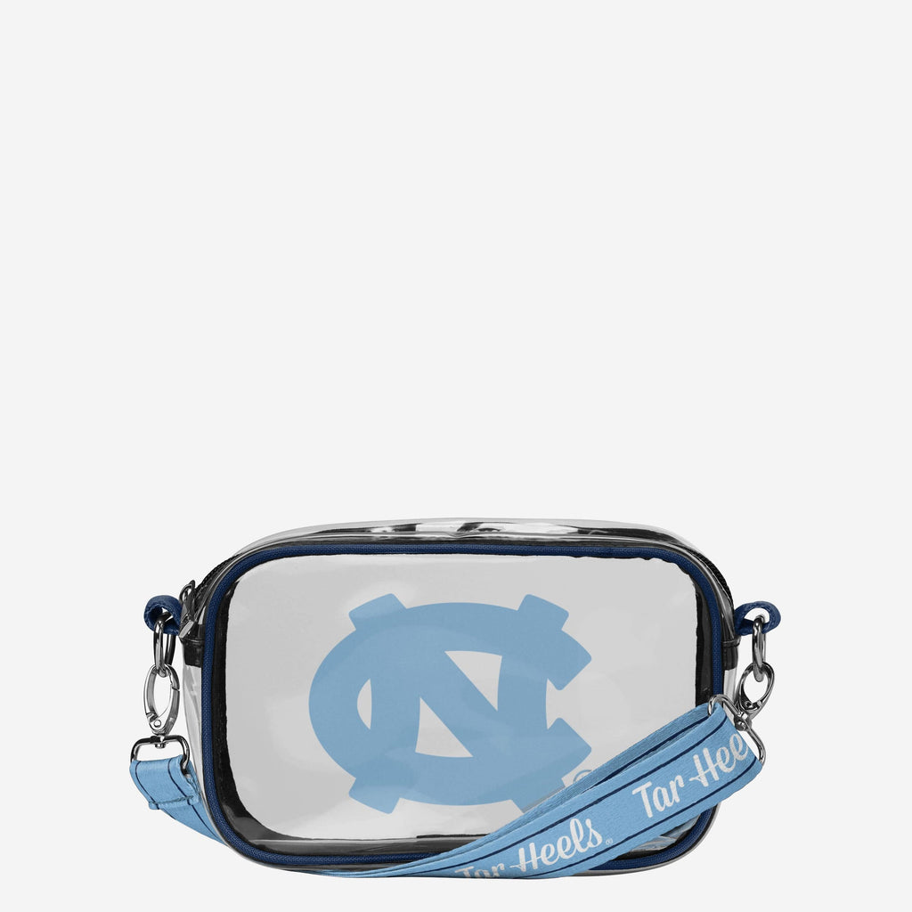 North Carolina Tar Heels Team Stripe Clear Crossbody Bag FOCO - FOCO.com