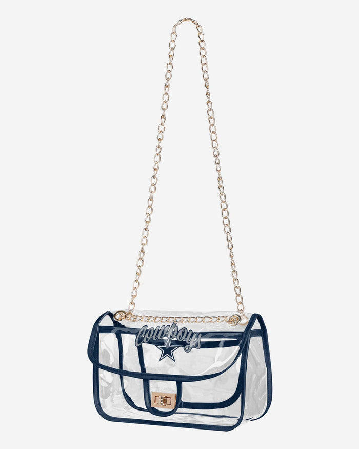 Dallas Cowboys Clear Crossbody Chain Bag FOCO - FOCO.com