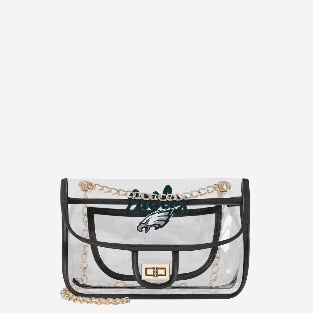 Philadelphia Eagles Clear Crossbody Chain Bag FOCO - FOCO.com