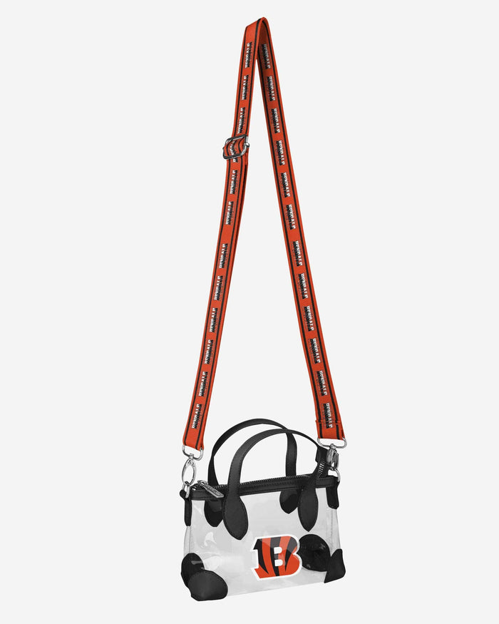 Cincinnati Bengals Big Logo Clear Crossbody Mini Purse FOCO - FOCO.com