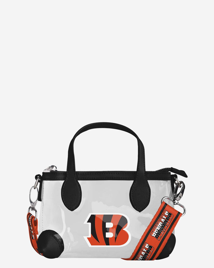 Cincinnati Bengals Big Logo Clear Crossbody Mini Purse FOCO - FOCO.com