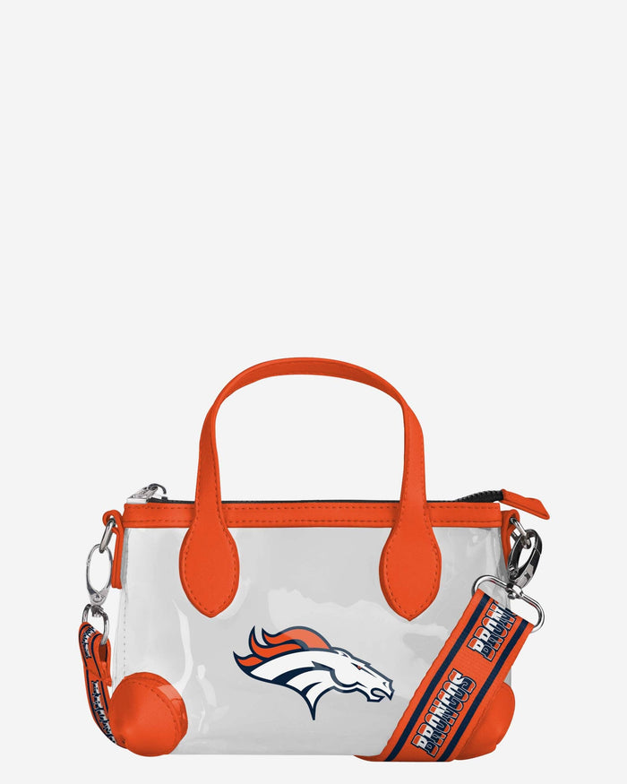 Denver Broncos Big Logo Clear Crossbody Mini Purse FOCO - FOCO.com