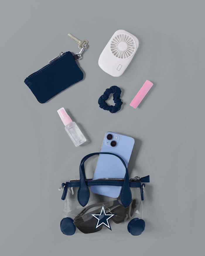 Dallas Cowboys Big Logo Clear Crossbody Mini Purse FOCO - FOCO.com