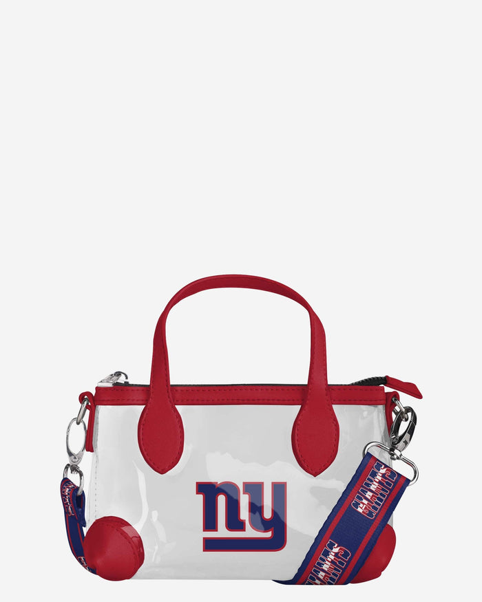 New York Giants Big Logo Clear Crossbody Mini Purse FOCO - FOCO.com