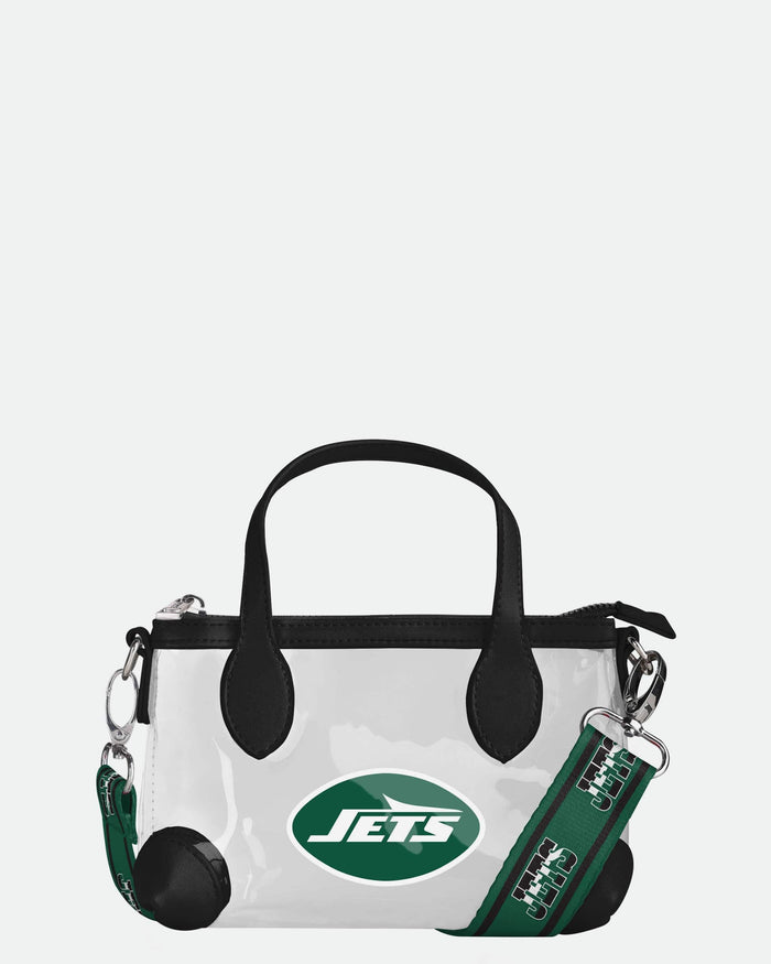 New York Jets Big Logo Clear Crossbody Mini Purse FOCO - FOCO.com