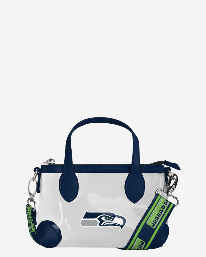 Seattle Seahawks Big Logo Clear Crossbody Mini Purse FOCO - FOCO.com