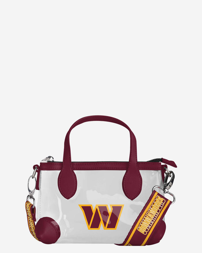 Washington Commanders Big Logo Clear Crossbody Mini Purse FOCO - FOCO.com