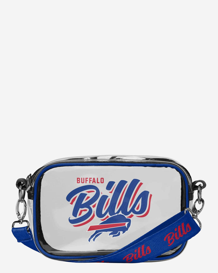 Buffalo Bills Monty Script Clear Crossbody Bag FOCO - FOCO.com