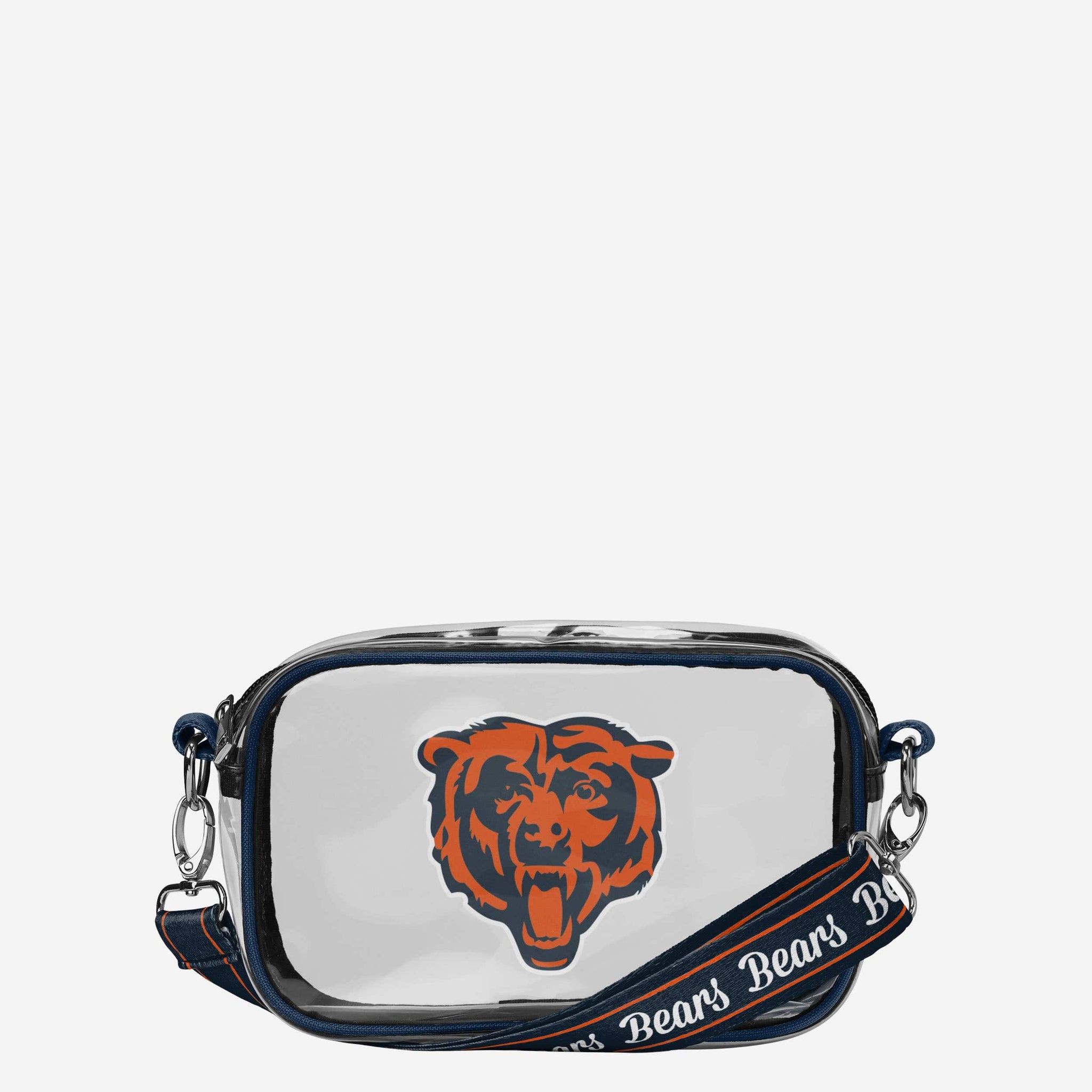  FOCO NFL Clear Stadium Messenger Bag for Football Game - Vinyl  (Chicago Bears) : Sports & Outdoors