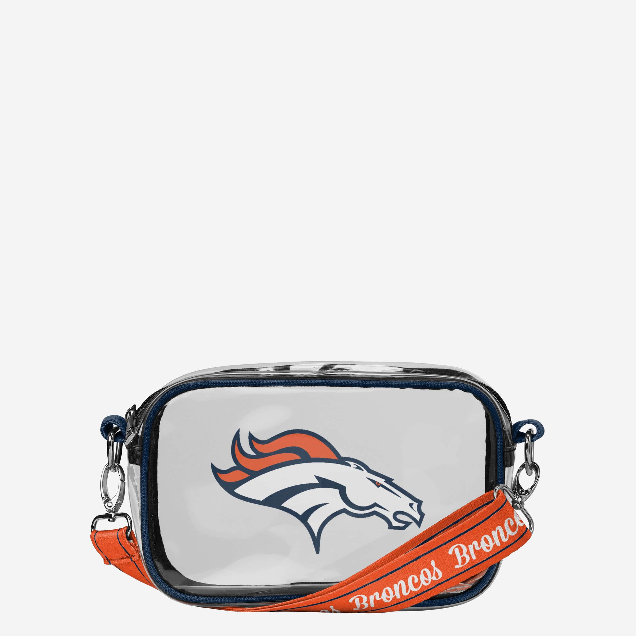 Denver Broncos NFL Big Logo Flat Lunch Bag