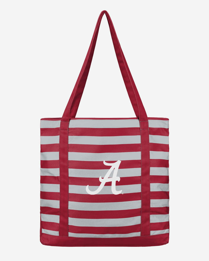 Alabama Crimson Tide Team Stripe Canvas Tote Bag FOCO - FOCO.com