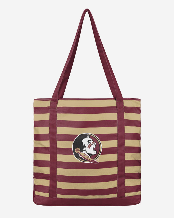 Florida State Seminoles Team Stripe Canvas Tote Bag FOCO - FOCO.com