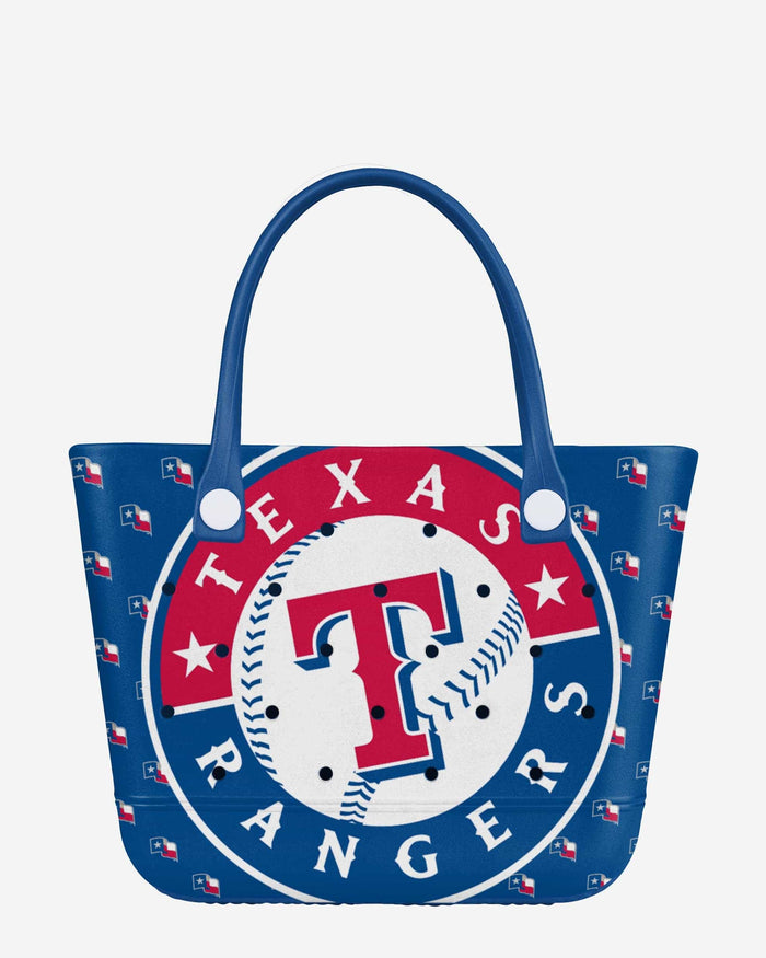 Texas Rangers Big Logo Mini Print Tailgate Tote Bag FOCO - FOCO.com