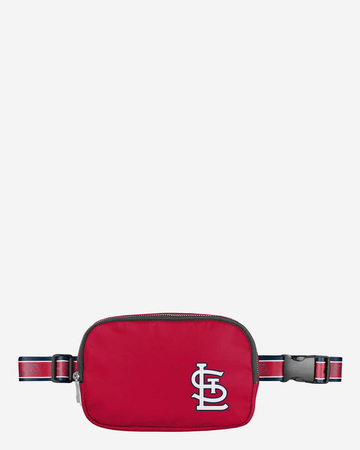 St Louis Cardinals Team Wordmark Crossbody Belt Bag FOCO