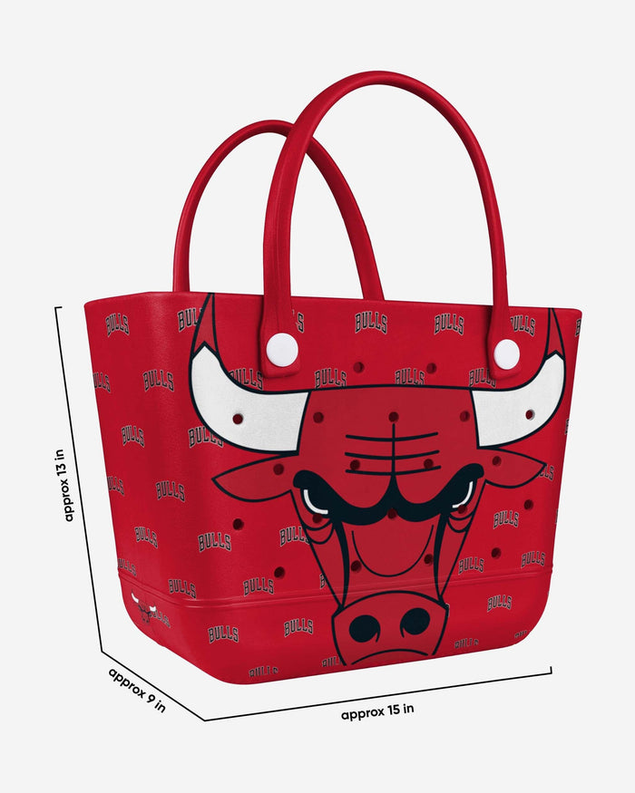 Chicago Bulls Big Logo Mini Print Tailgate Tote Bag FOCO - FOCO.com