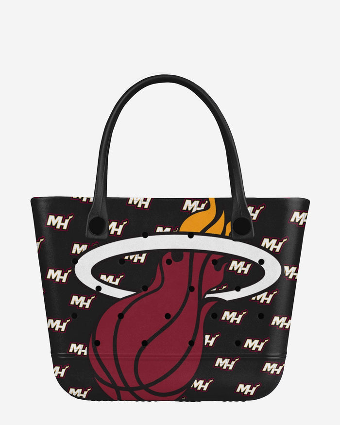 Miami Heat Big Logo Mini Print Tailgate Tote Bag FOCO - FOCO.com