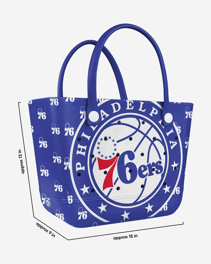 Philadelphia 76ers Big Logo Mini Print Tailgate Tote Bag FOCO - FOCO.com