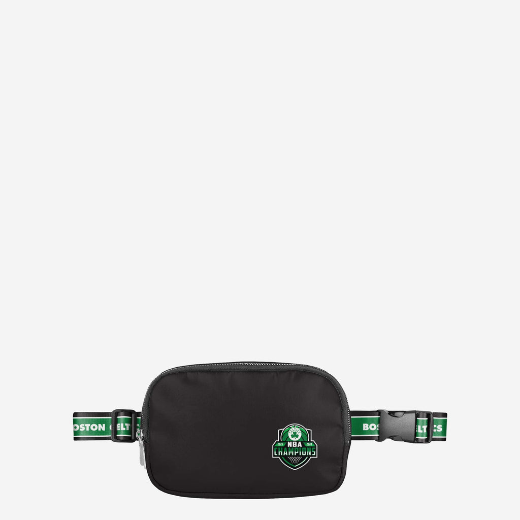 Boston Celtics 2024 NBA Champions Large Team Wordmark Belt Bag FOCO - FOCO.com