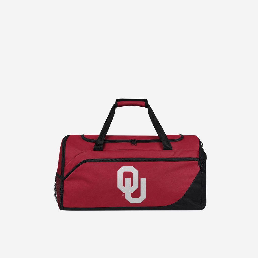 Oklahoma Sooners Solid Big Logo Duffle Bag FOCO - FOCO.com