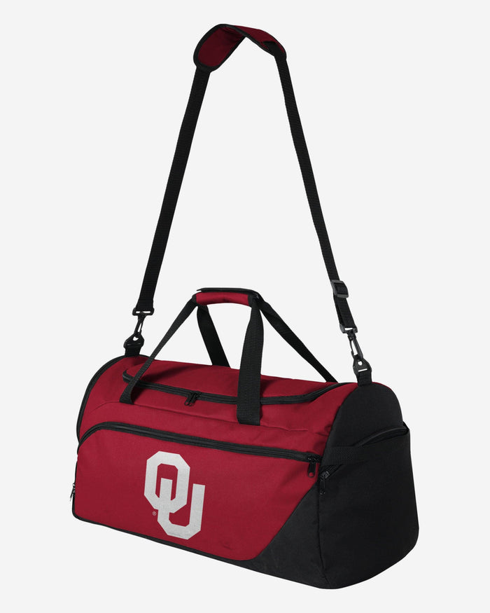 Oklahoma Sooners Solid Big Logo Duffle Bag FOCO - FOCO.com