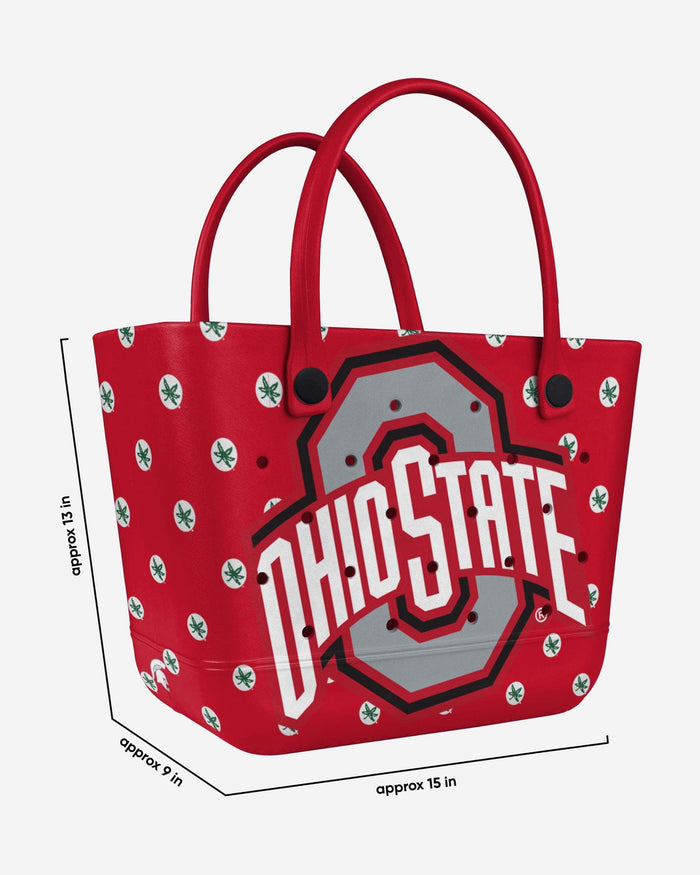 Ohio State Buckeyes Big Logo Mini Print Tailgate Tote Bag FOCO - FOCO.com