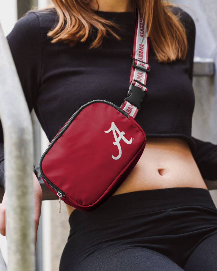 Alabama Crimson Tide Team Wordmark Crossbody Belt Bag FOCO - FOCO.com